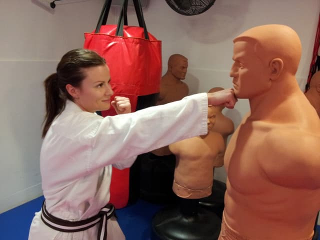 Jodan Kizami-Zuki on Dummy