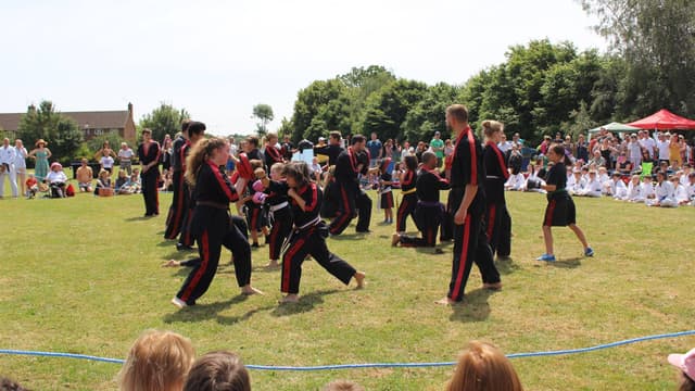 Kickboxing BBQ event